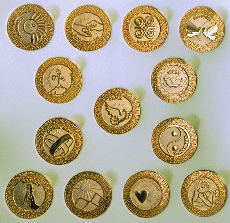 103 Gold English-card Wedding coins