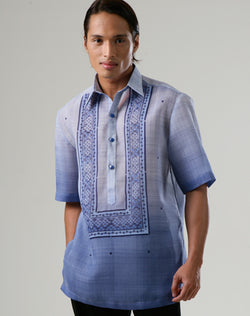 Custom Tailor Barong 100170 Blue