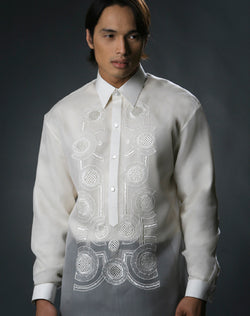 Men's Barong Cream Jusi fabric 100480 Cream