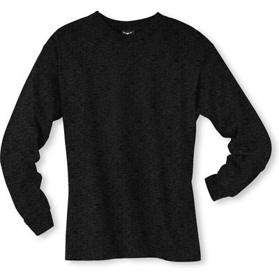 Men's Long sleeve undershirt Charcoal Cotton 100536 Charcoal