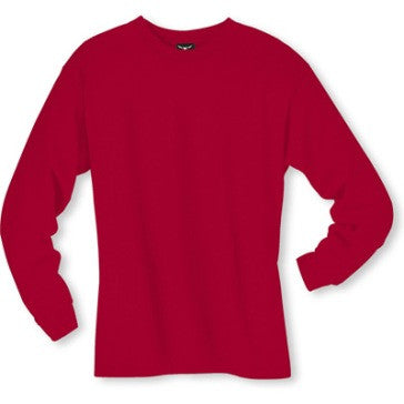 Men's Long sleeve undershirt Red Cotton 100541 Red