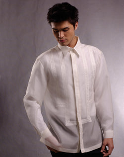 Men's Barong Cream Jusi fabric 100638 Cream
