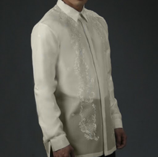 Men's Barong Cream Jusi fabric 100806 Cream