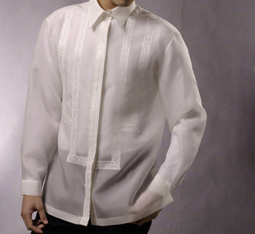 Men's Barong White Jusi fabric 100816 White